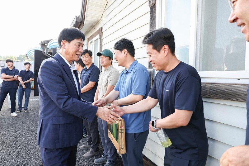 인천 검단구, 추석 명절 앞두고 환경공무관 격려