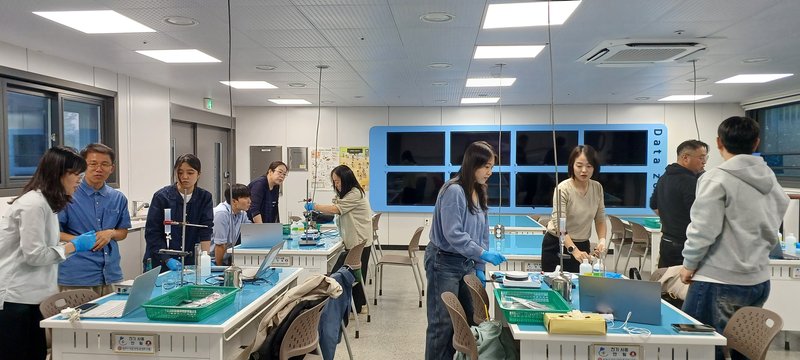 인천남부교육지원청이 연 과학탐구수업 역량강화 연수 장면. 인천시교육청 제공