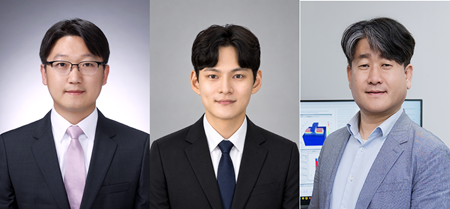 3진 논리소자를 개발한 공동연구팀. 왼쪽부터 이근형 인하대 교수, 박동현 박사과정생, 이지열 국립부경대 교수.