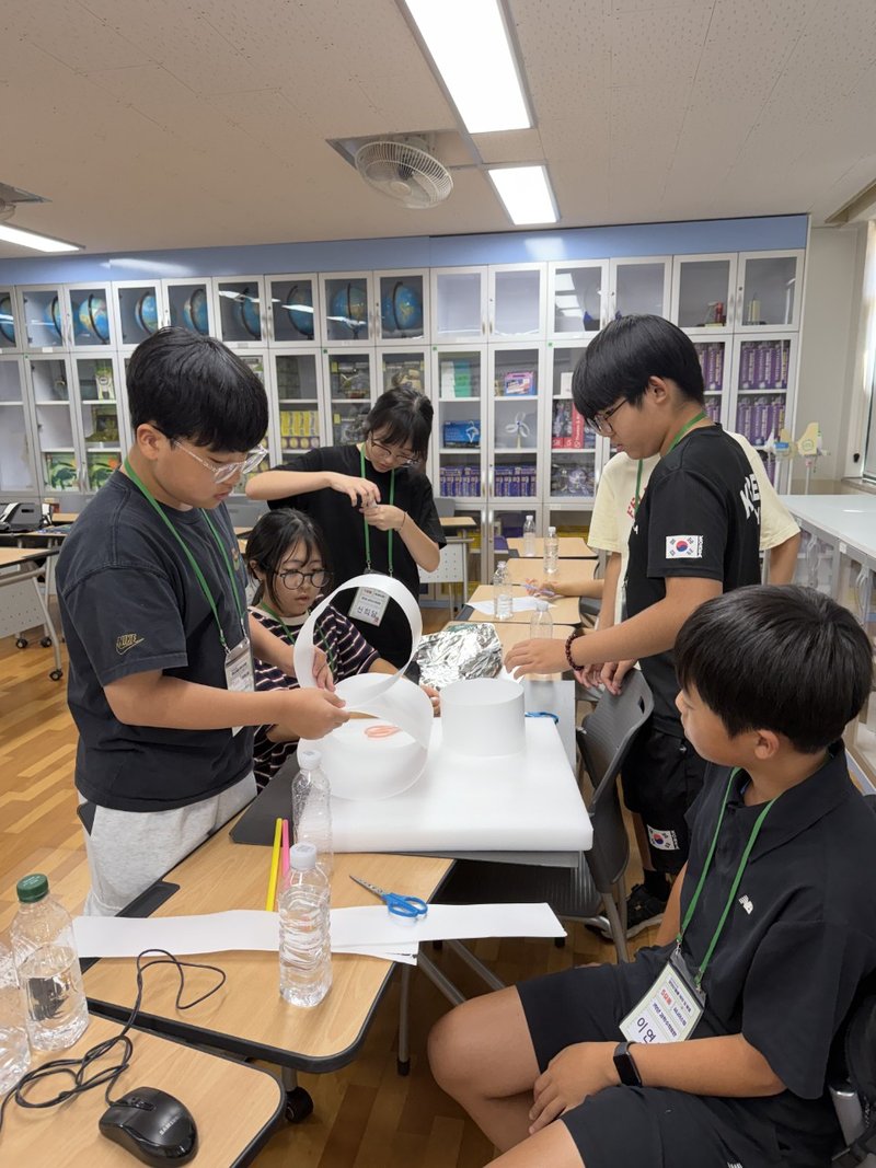 북부영재교육원 학생들이 활동을 진행하고 있는 모습. 인천시교육청 제공