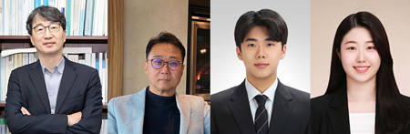 철강 제품 전과정평가 공동연구에 참여한 황용우 인하대 환경공학과 교수와 박광호 책임연구원, 김선빈·이서린 연구원.