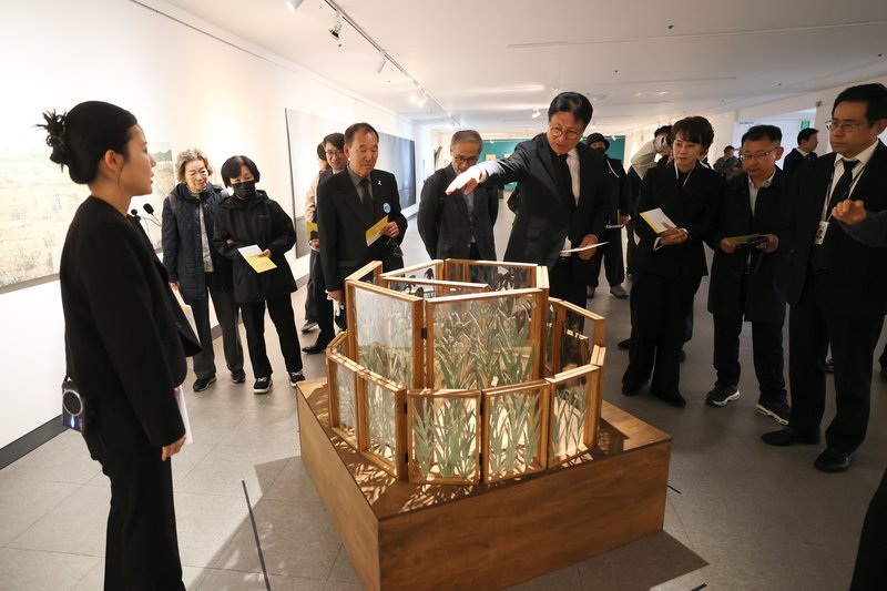 인현동 화재참사 27주기 추모식 현장. 인천시교육청 제공